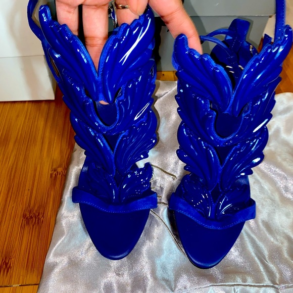 Giuseppe Zanotti Royal Blue Heels - Picture 1 of 7